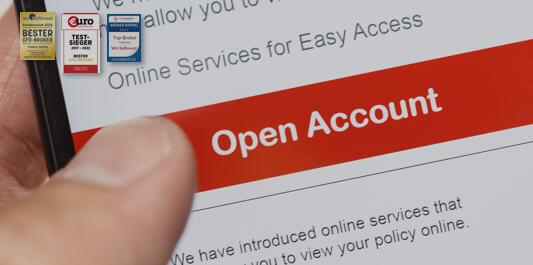 Open account illustration